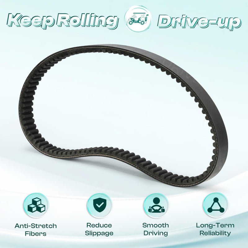 Drive-up Club Car Drive Belt for 1993-Up DS and 2004-2014 Precedent Gas Golf Cart OEM 1016203 - Image 2